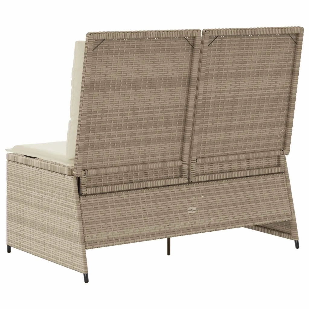 Panchina da Giardino | Panca da Giardino Beige polyrattan