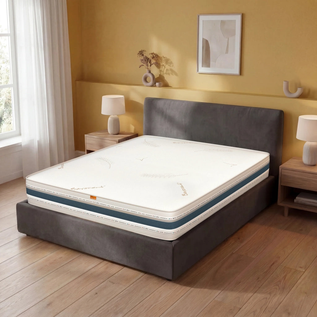 Materasso 160x190, Alto 30 cm - Matrimoniale, Memory, Sfoderabile, in Bayscent | Cabrio