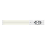 Lampada sottopensile 60cm bianca con prese 4000K LED 18W