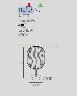 LUMETTO OTTONE SAT. 1 LUCE VETRO BLU 1181OS-P-BL