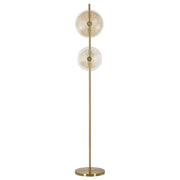 Lampada da Terra VKH215, Oro, Metallo, 30x30x170 cm