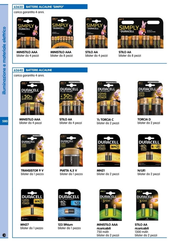 10blister duracell pila alcalina 12v mn21 bl.2 cod:ferx.6410