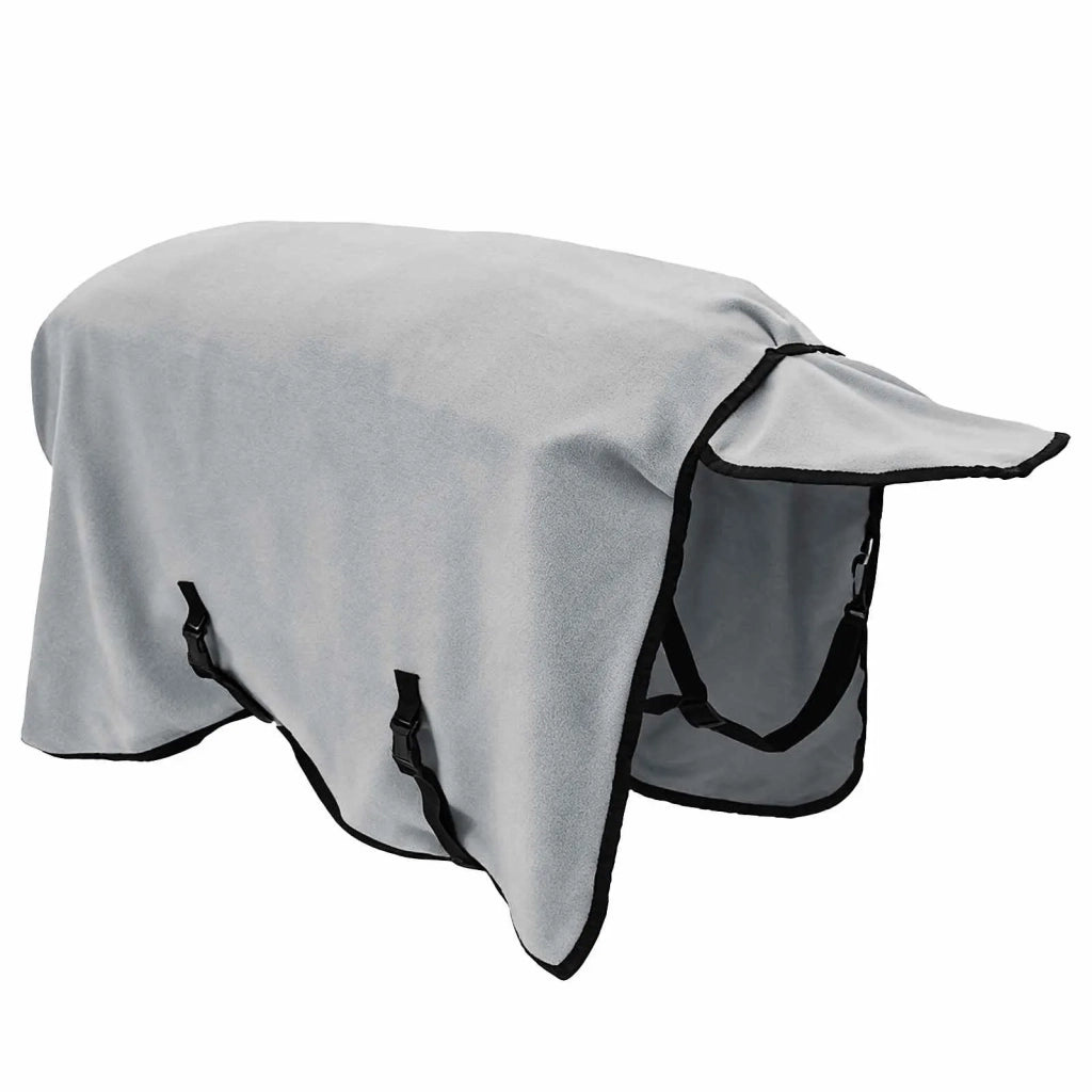 Coperta per Cavalli Grigio chiaro e rosa completo 115 cm 42013221