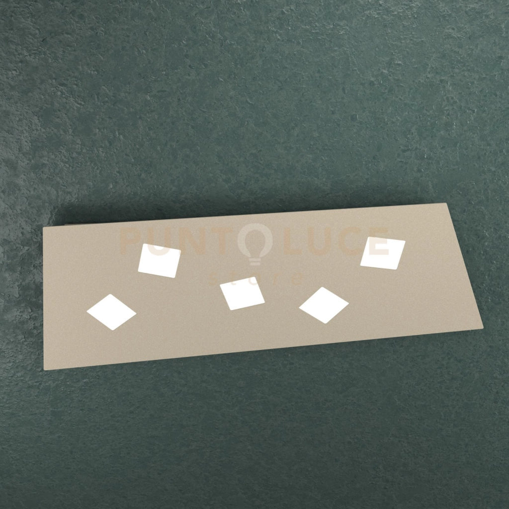 NOTE APPLIQUE-PLAFONIERA 5 LUCI SABBIA 1140-5-SA