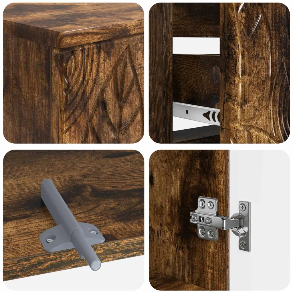 Set di armadietti da bagno in 3 pezzi DELFT 3417869