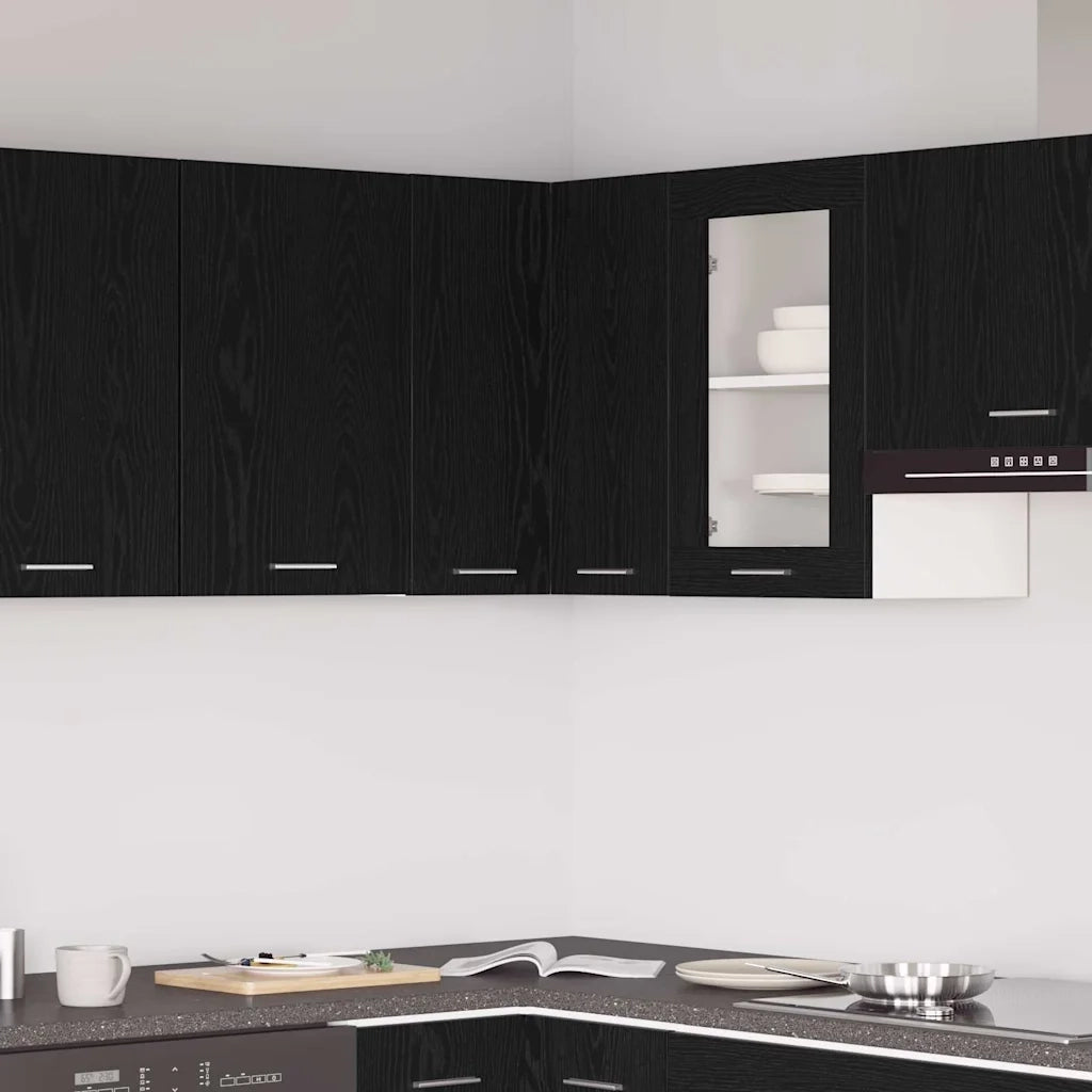 Armadio pensile | Mobile da Cucina Lyon Rovere Nero 57 x 57 x 60 cm