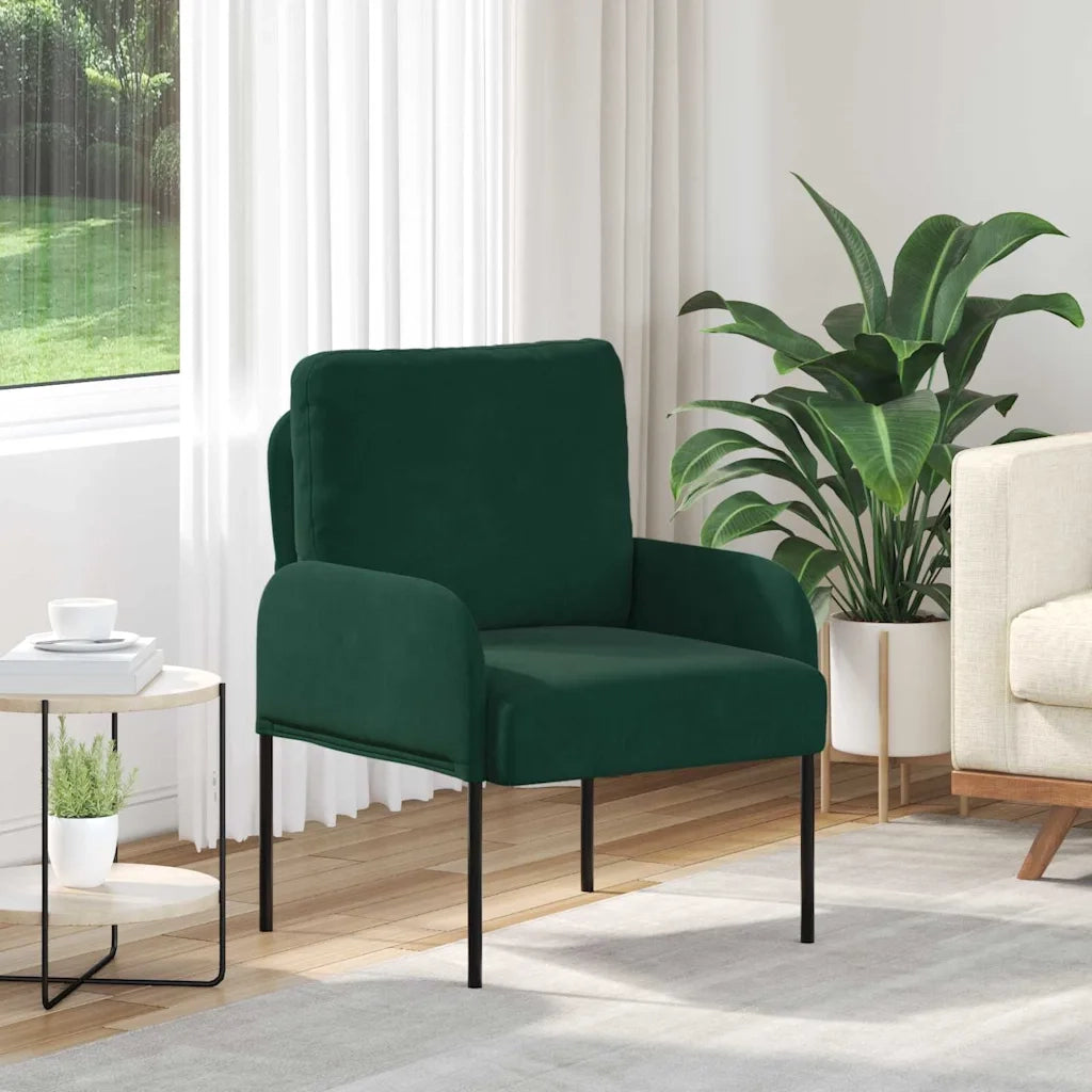 Divani con cuscino 55cm Verde Scuro Legno compensato 42023440