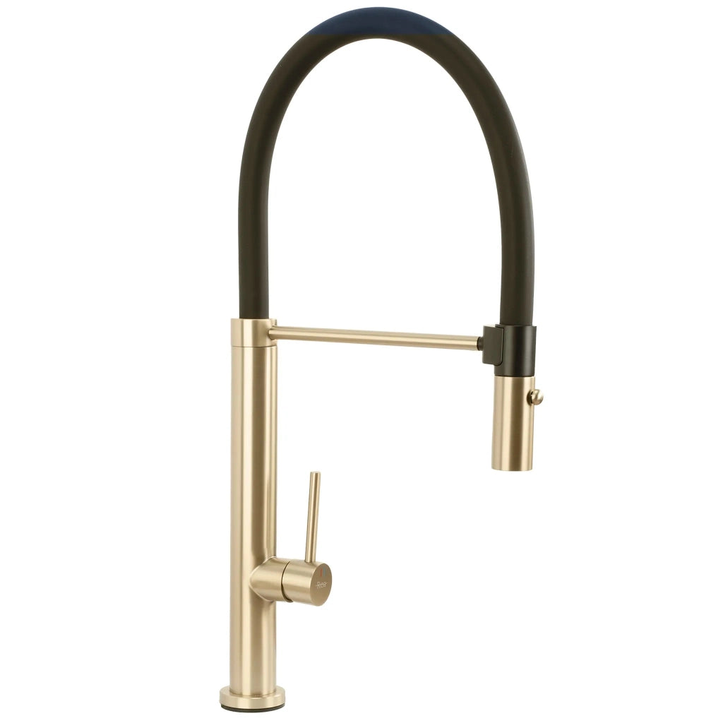 Rubinetto Da Cucina Rea Viera Gold Brush