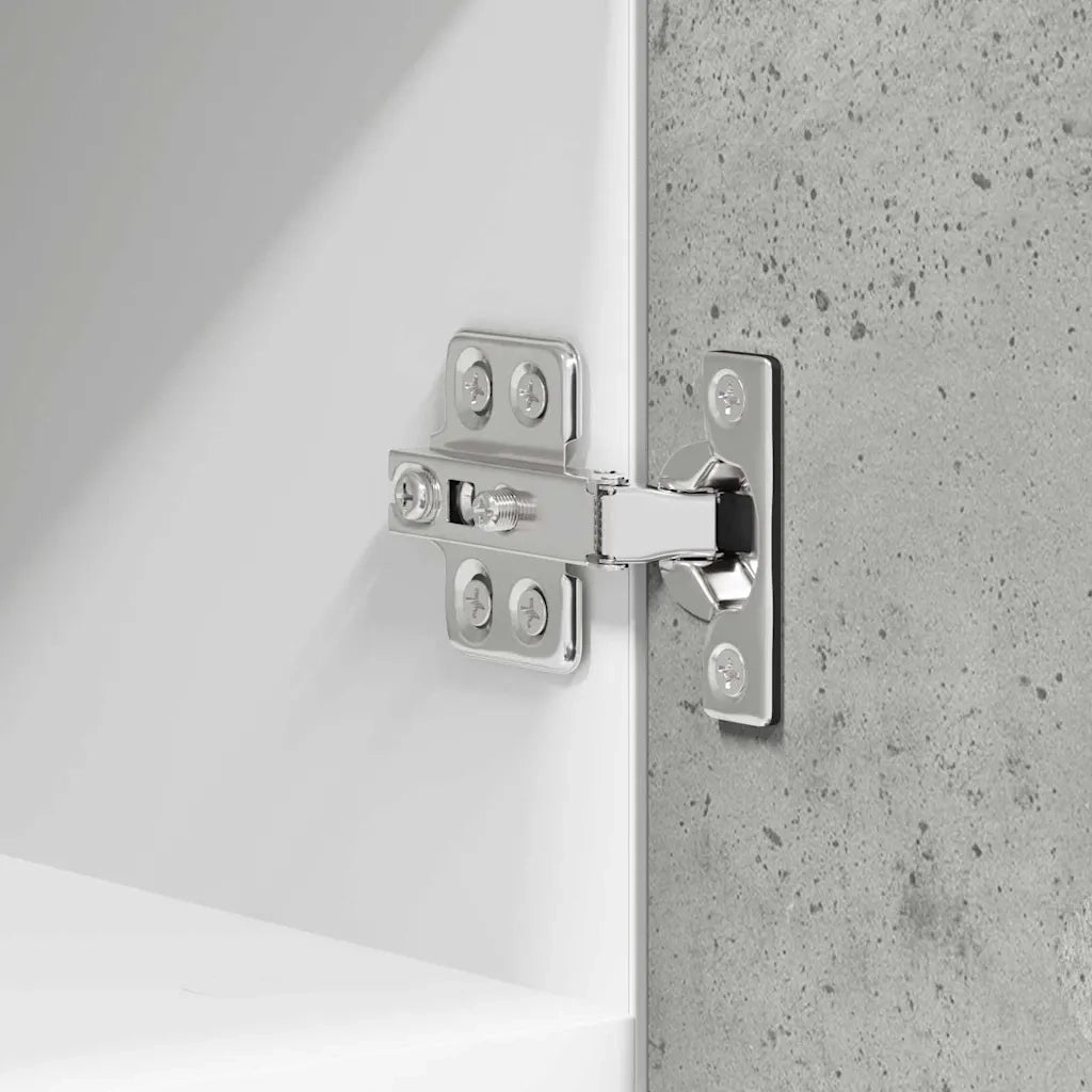 Armadio pensile 2 pcs Grigio Cemento e Bianco 30 x 31 x 40 cm 884121