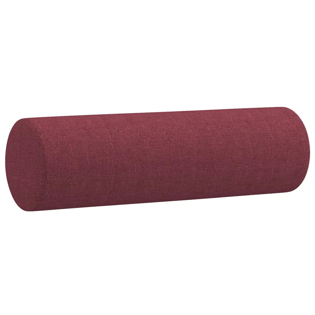 Divano a 2 Posti con Cuscini Rosso Vino 140 cm in Tessuto 3200827