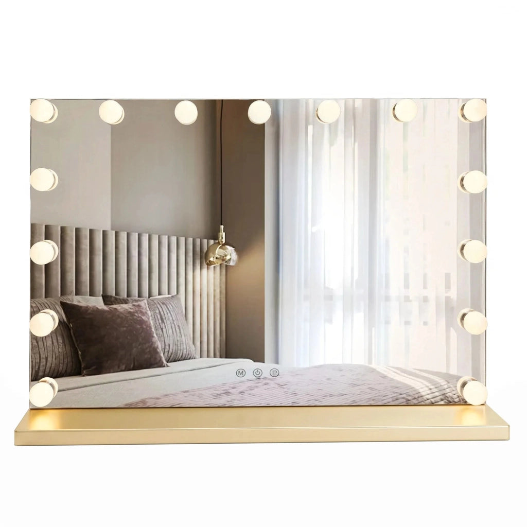 Specchio Led Hollywood L.gold