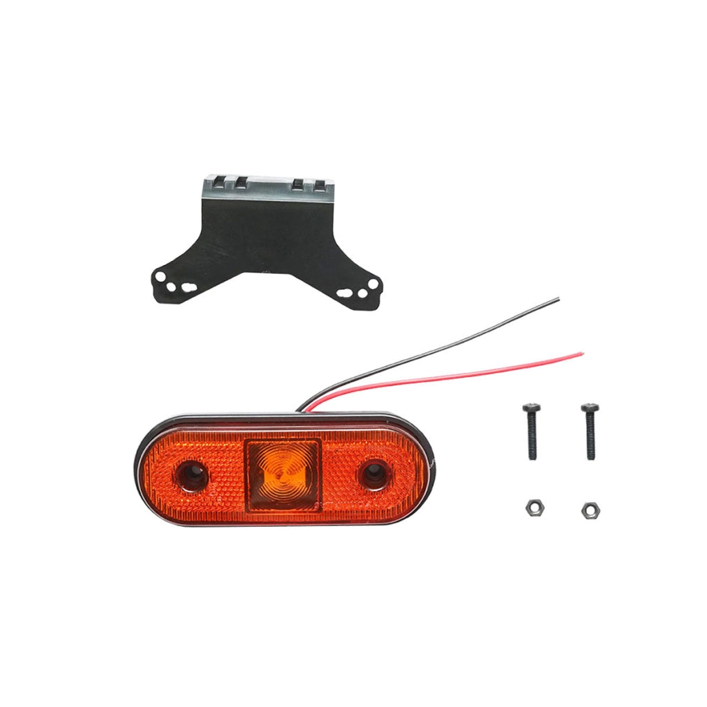Lampada laterale  con LED, 12-24V, gialla, Breckner Germany, modello FR0193