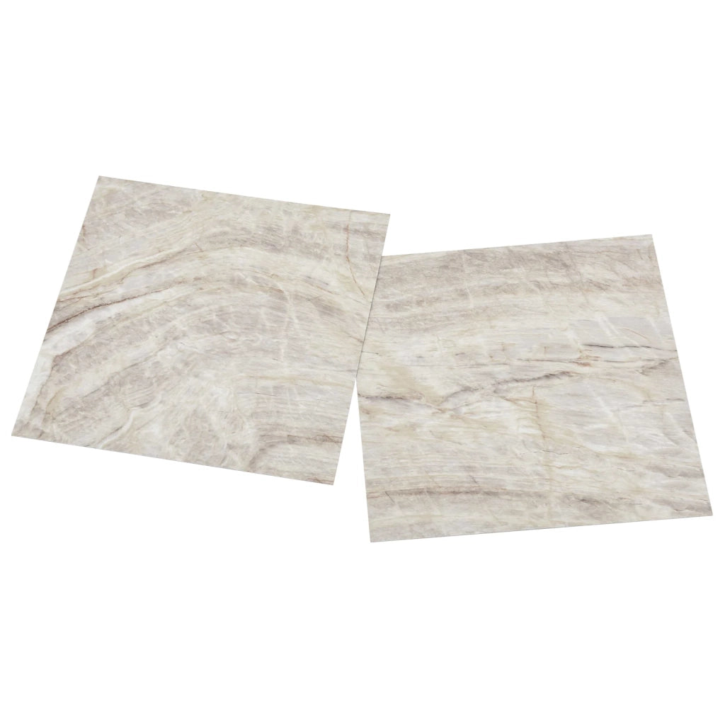 Tavole per Pavimenti 5,11 m² 55 pcs PVC Marrone e Beige 42046348
