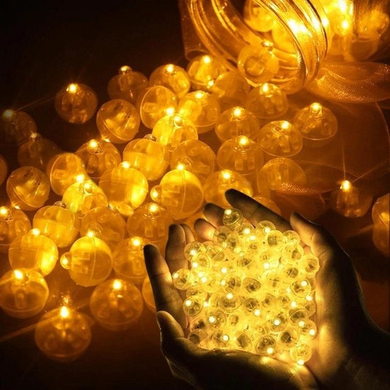 Lampade LED per palloni (100 pezzi) - illuminazione per feste e diverse occasioni
