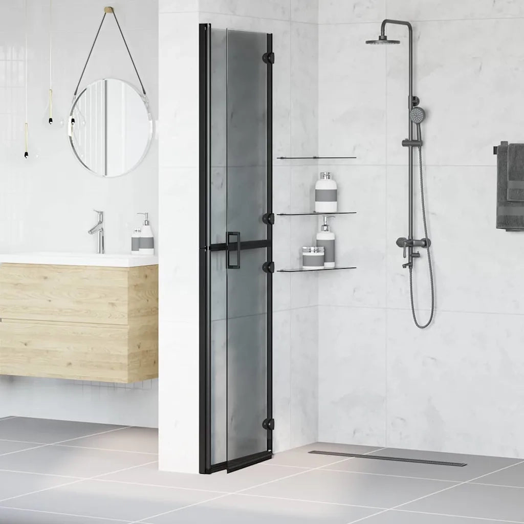 Parete doccia walk-in Nero 100 x 6,5 x 190 cm 42017966