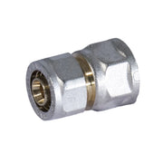RACCORDO DIRITTO FEMMINA A STRINGERE A CORPO UNICO PER TUBO MULTISTRATO MODELLO 702FP - 1/2 Ø16  - APE