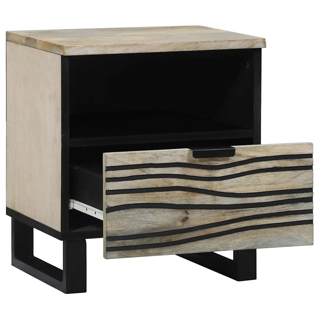 Set di 2 Comodini | Armadio da Notte | Mobiletto da notte Bianco 40 x 33 x 46 cm