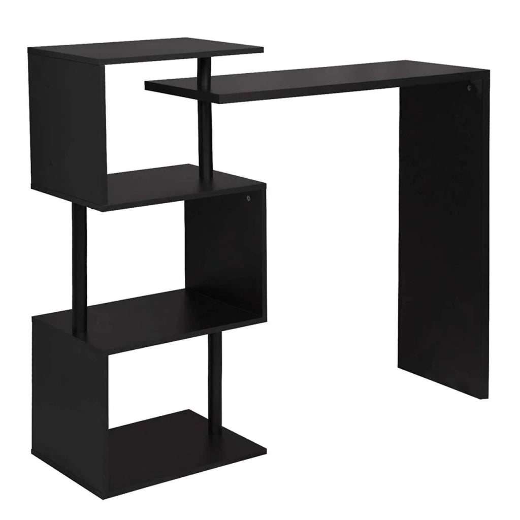 Tavolo da bar in MDF nero 100 cm 19_0000432