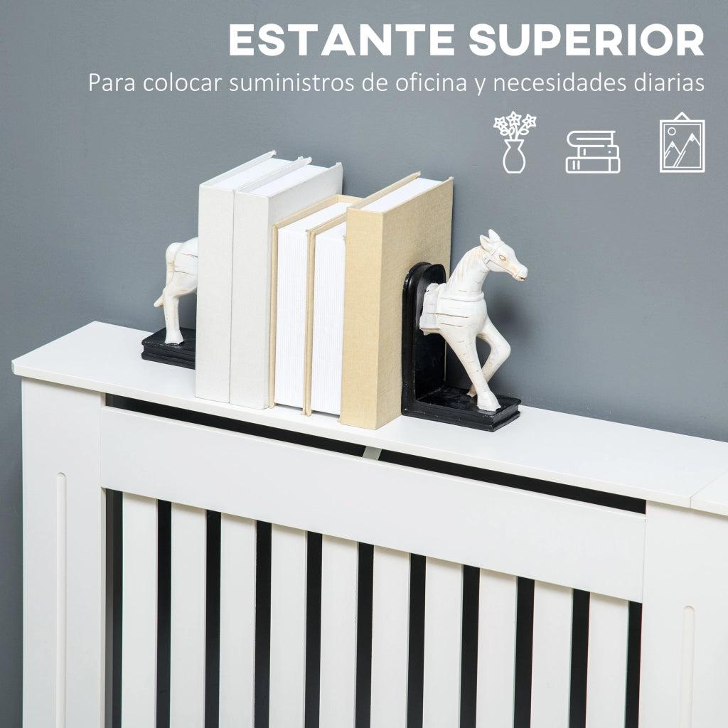 Copritermosifone MDF ¨C Xylo ¨C Bianco 172x19x81 cm