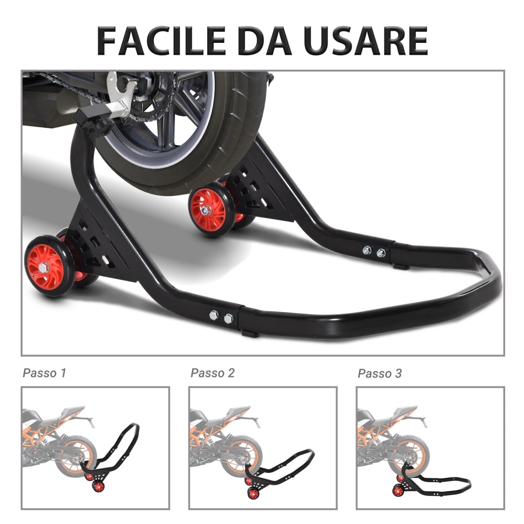 Cavalletto Regolabile per Moto ¨C Zephmum ¨C Nero