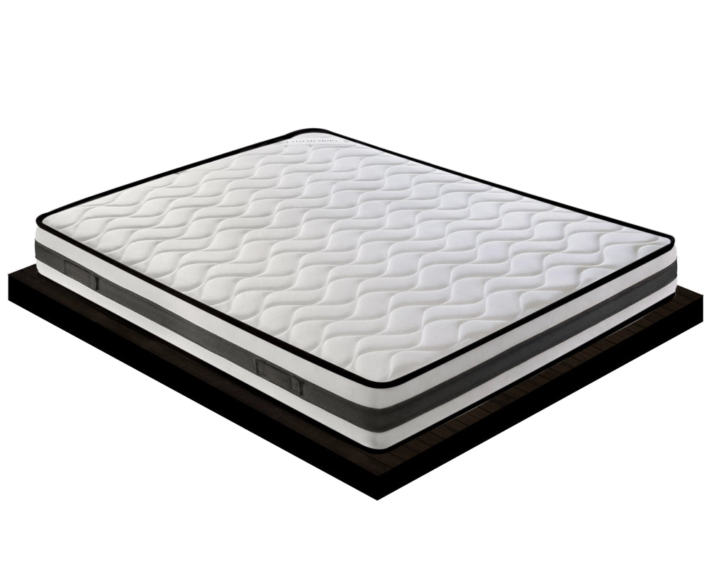 Materasso Singolo 80x200 in waterfoam - Alto 20 cm - ortopedico - lato estate/inverno - 13 Zone di Comfort - Alta traspirabilità 