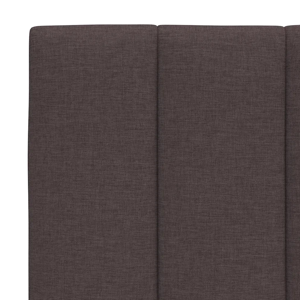 Cuscino Testiera Hanko Marrone Scuro 180 cm in Tessuto 4019180