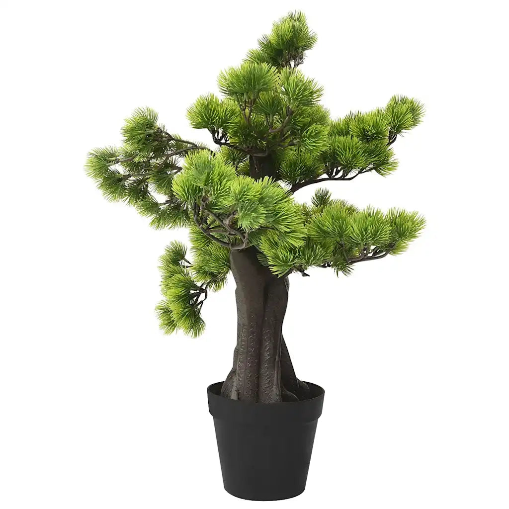 Bonsai di Pino Artificiale con Vaso-Piante Decorative 60 cm Verde 170808