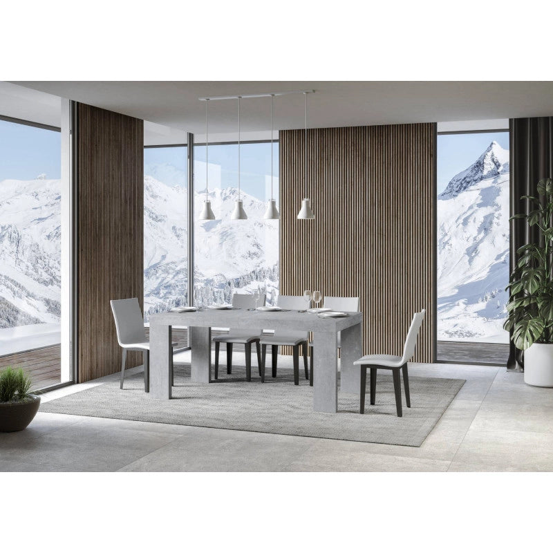 Tavolo allungabile 200/304x90 cm Roxell Premium - Cemento