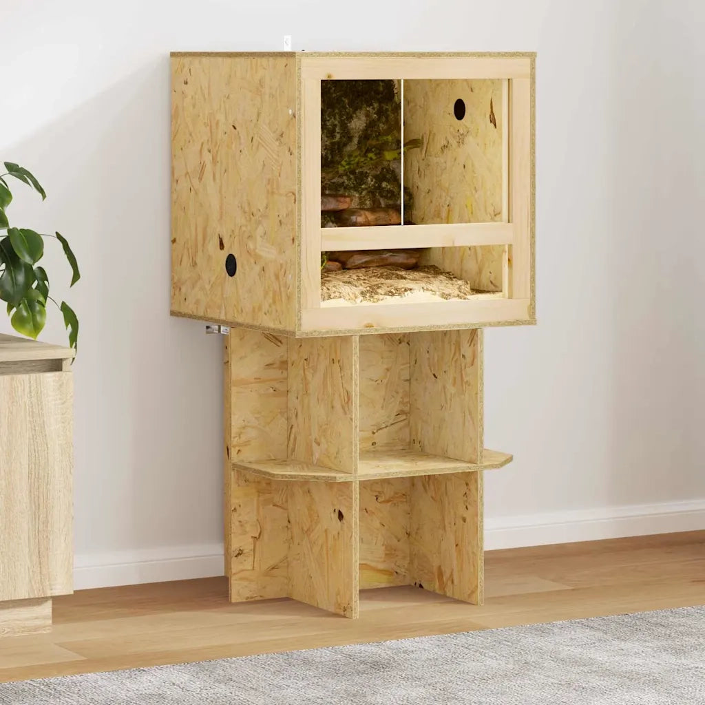 Base per Terrario Marrone 50 x 50 x 50 cm OSB 876737