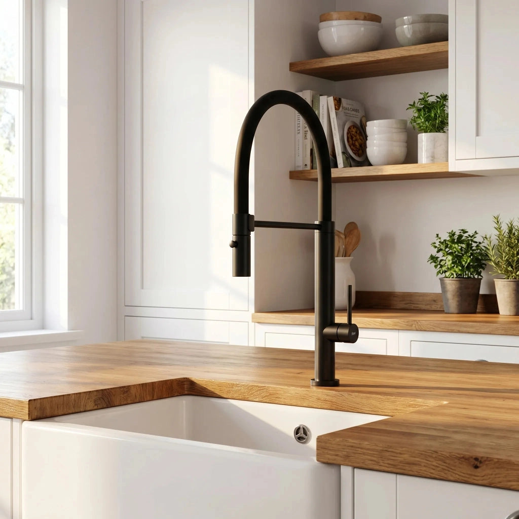 Rubinetto Da Cucina Rea Viera Black