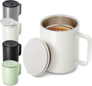 Termometro digitale 400 ml con display - Bicchiere di viaggio in acciaio inossidabile con manico