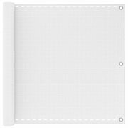Schermo da balcone Bianco 75 x 1000 cm HDPE e alluminio 4002882