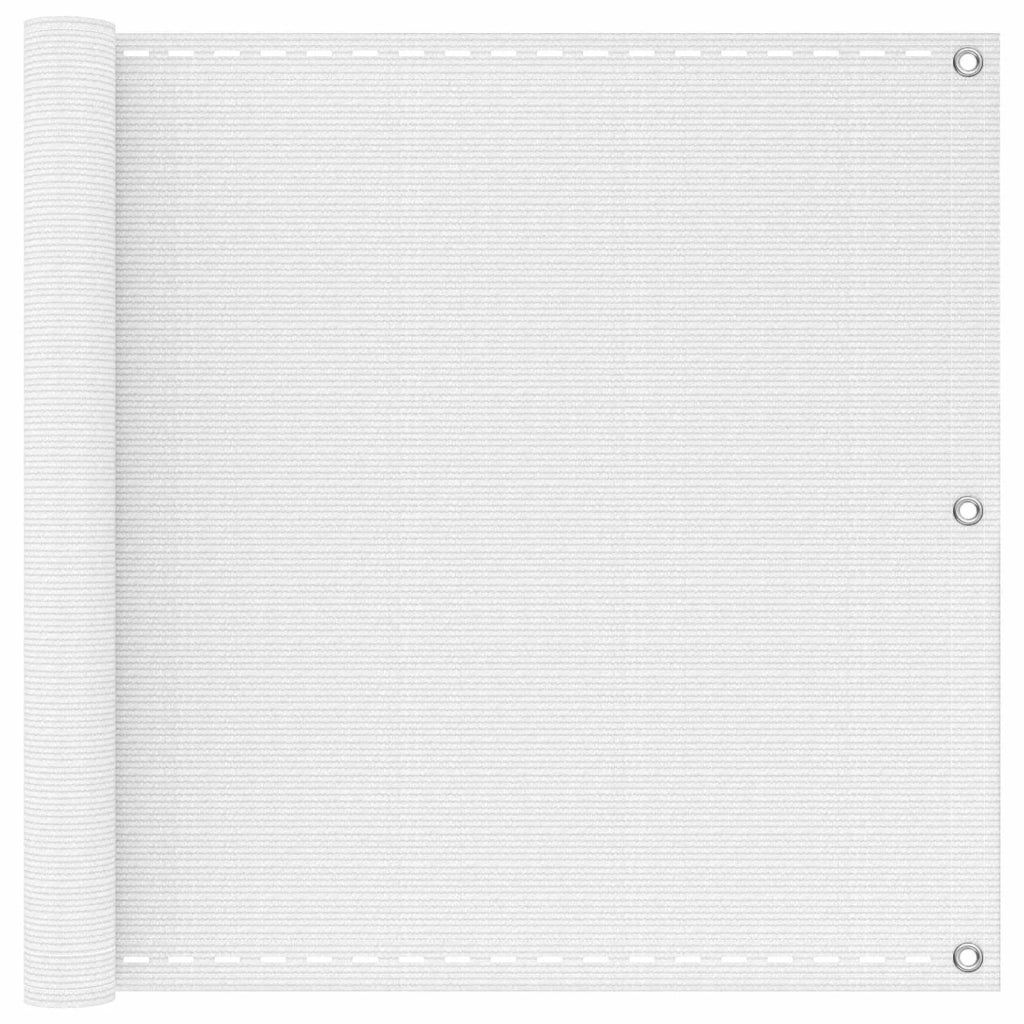 Schermo da balcone Bianco 75 x 1000 cm HDPE e alluminio 4002882