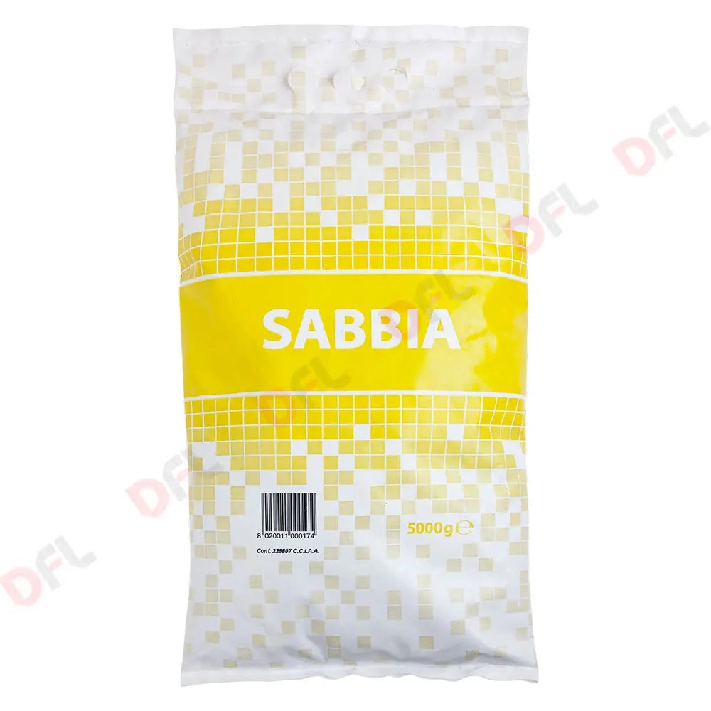 Sabbia quarzifera 5 kg per giardino