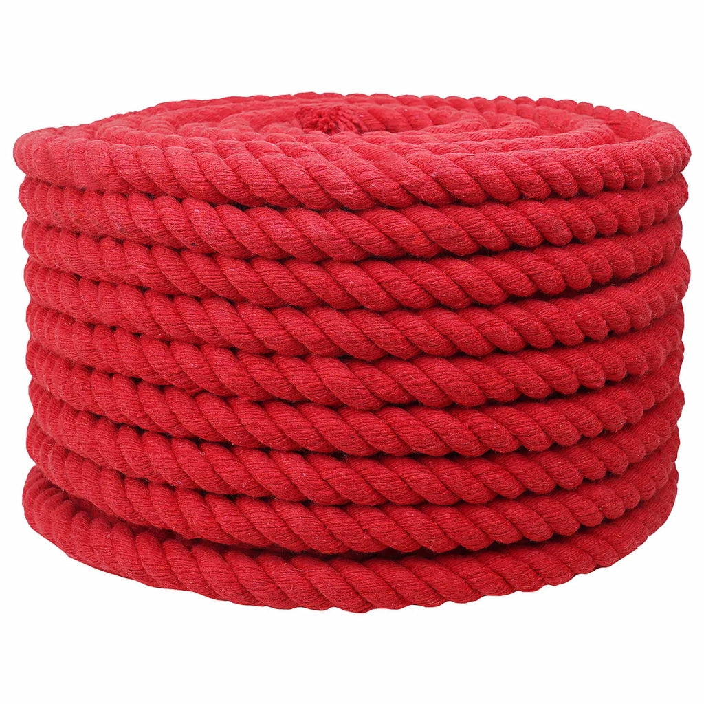 Corda | Fune Rosso 2 x 2 x 5000 cm Cotone