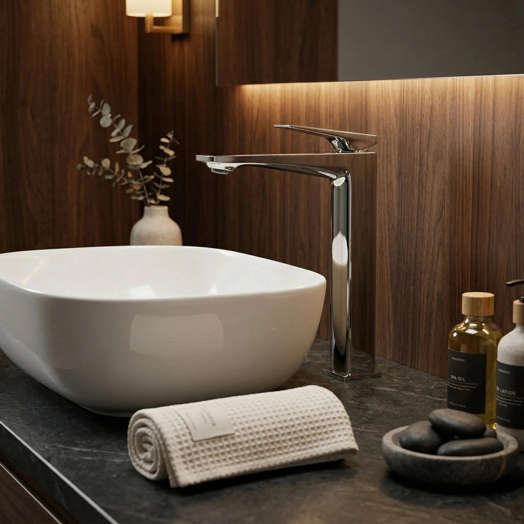 Rubinetto Da Lavabo Premium Rea Prime Chrome High