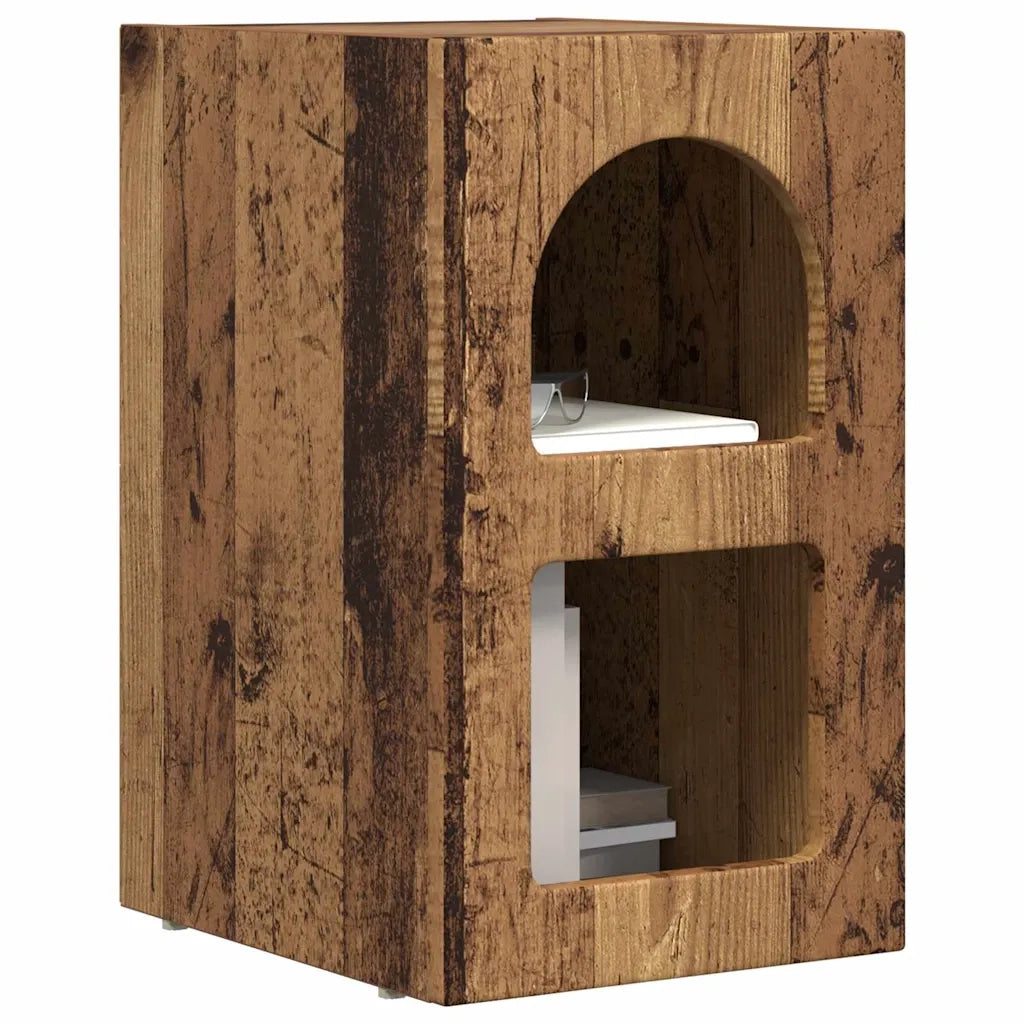 Comodino 2 pcs Legno vecchio 29,5 x 33,5 x 50 cm 891241