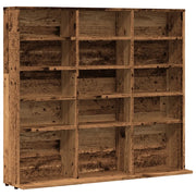 Mobile Porta CD Legno Antico 50x33x117,5 cm Legno Multistrato CFW6041377