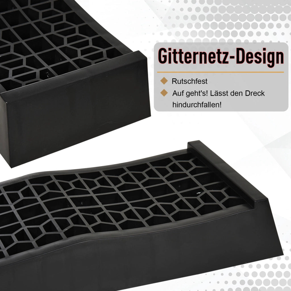 Rampette per Scale ¨C Minimal ¨C Nero, Plastica, 2 Pezzi
