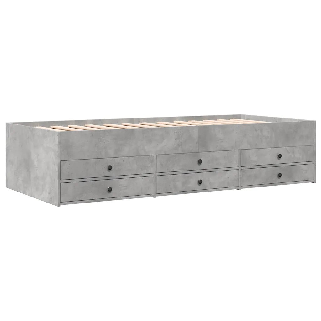 Divano Letto con Cassetti senza Materasso 75x190 cm
