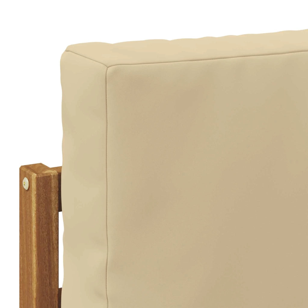 Set di divani da esterno con cuscino 6 pcs Naturale e Beige 3367636