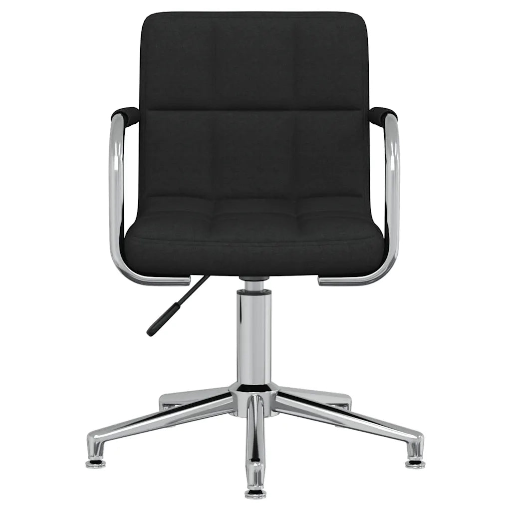 Sedia da Ufficio Girevole Nera in Tessuto 334735