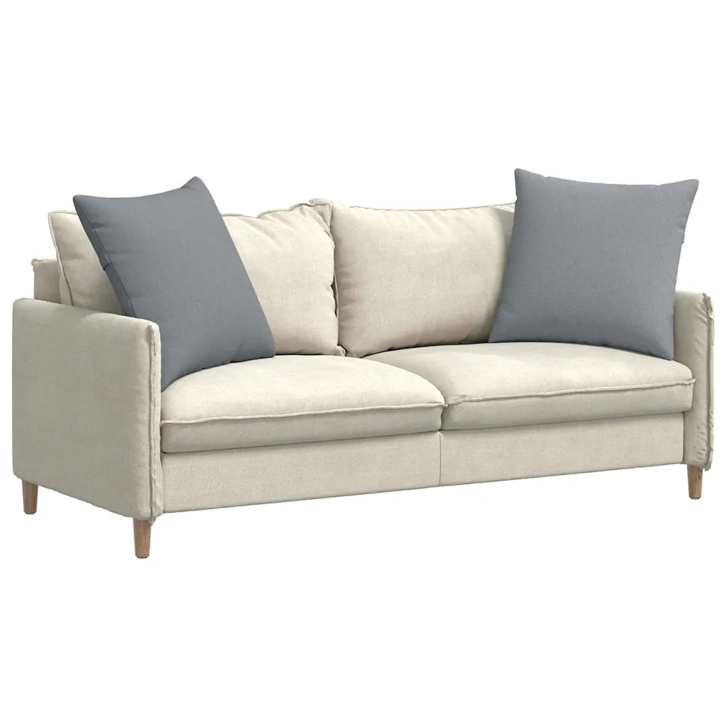 Cuscini da Divano 2 pz-Set di 2 Cuscini per Sofa Grigio chiaro 80 x 80 cm Tessuto 330140