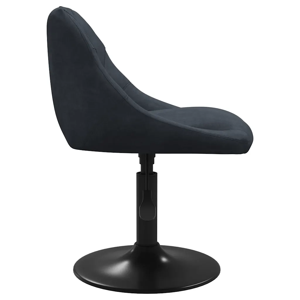 Sgabello da Bar Grigio Scuro in Velluto 335317