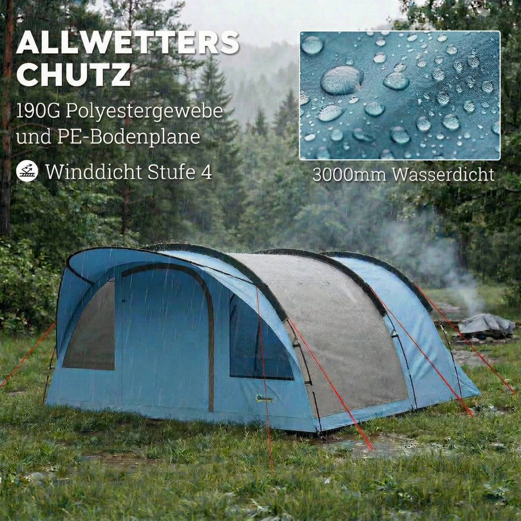 Tenda da campeggio 4 persone ¨C Minimal ¨C Grigio