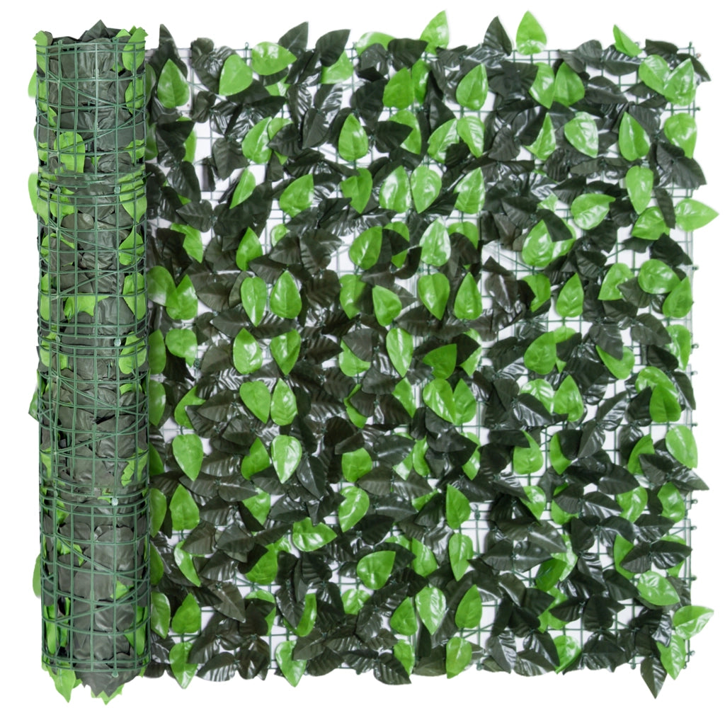 Siepe Artificiale per Giardino e Balcone ¨C Xylo ¨C PE Verde Chiaro e Scuro 3x1m