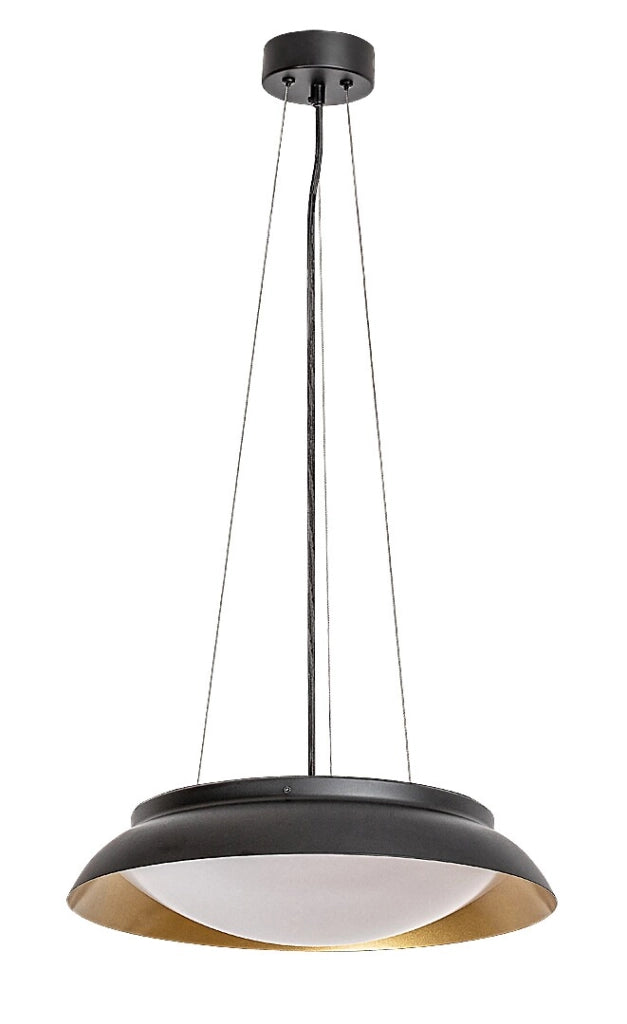 Lampada a sospensione LED 24W Hafsa Rabalux nero oro