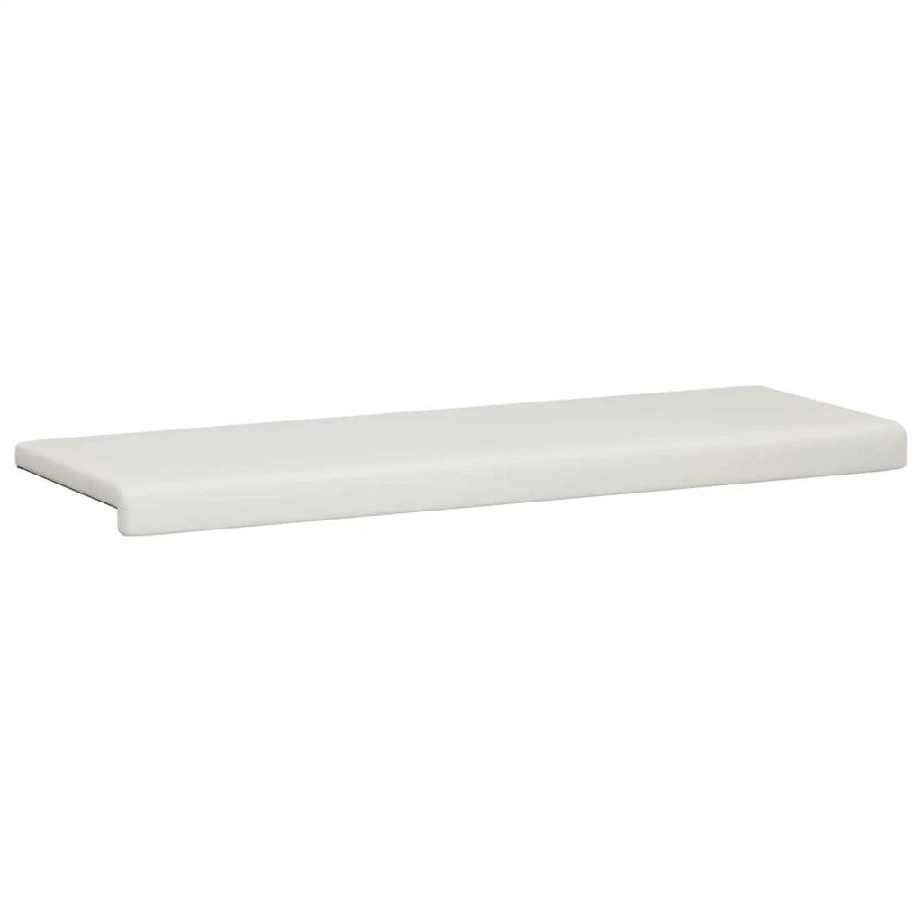 Cuscino per panchina Similpelle Bianco Profondità 35 cm 42043349