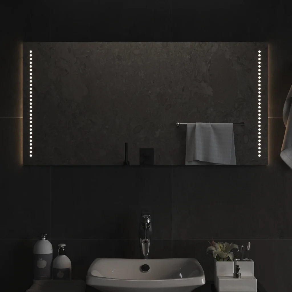 Specchio da Bagno con Luci LED 50x100 cm 3154056