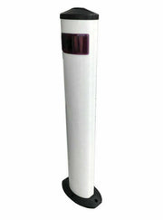 COLONNINA IN ALLUMINIO BIANCO BIANCA WHITE PER FOTOCELLULE H 50 CM UNIVERSALE